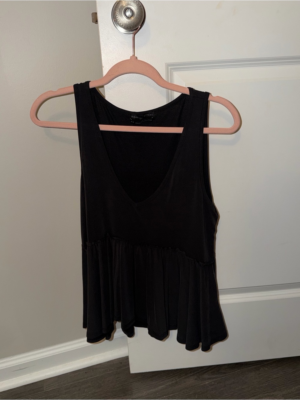 Urban Outfitters V-Neck Peplum Top